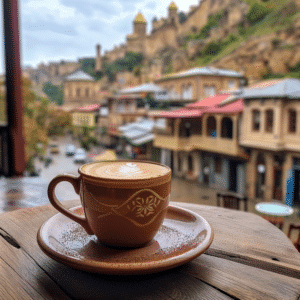 Cup of coffee in Tbilisi